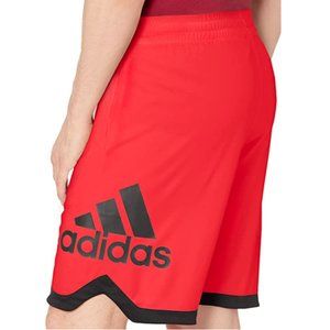 XXL - adidas Red/Black Athletic Shorts